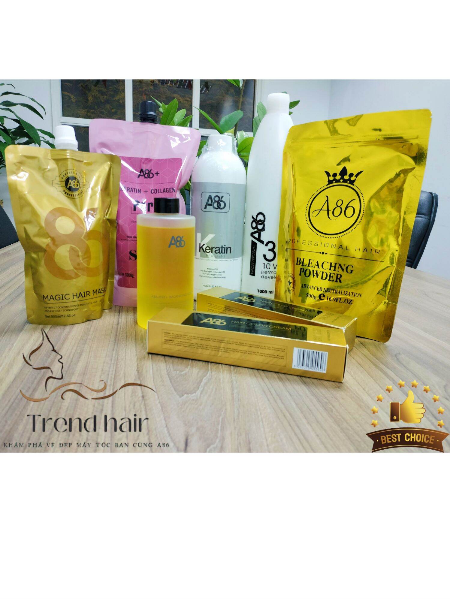 Uốn duỗi vàng A86 hương chocolate 1000ml