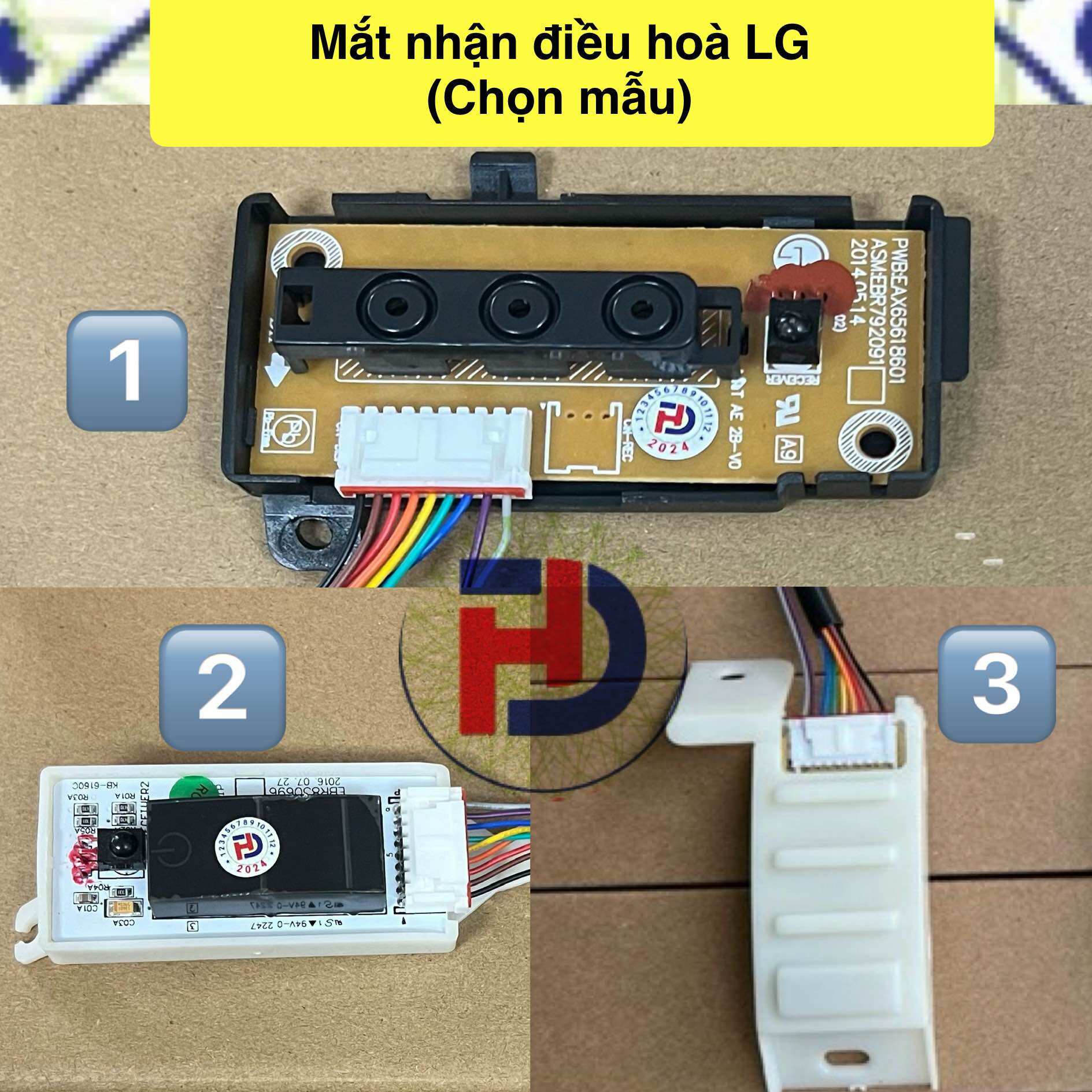 Mắt nhận điều hoà LG zin hãng mới 100% mẫu 1-2-3 - Vật tư điện lạnh Đăng Hùng