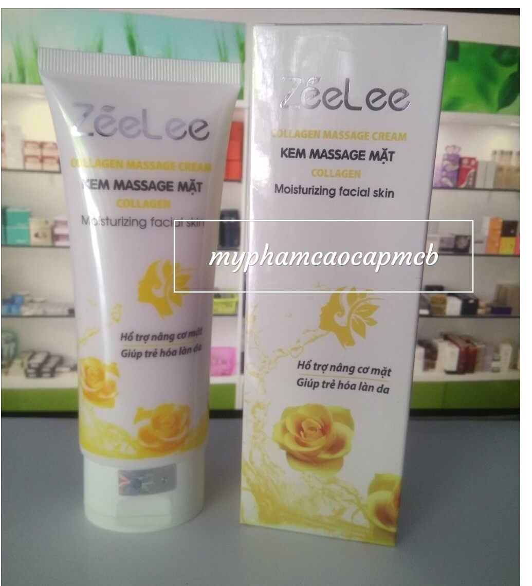 kem zeelee massage mặt collagen nâng cơ