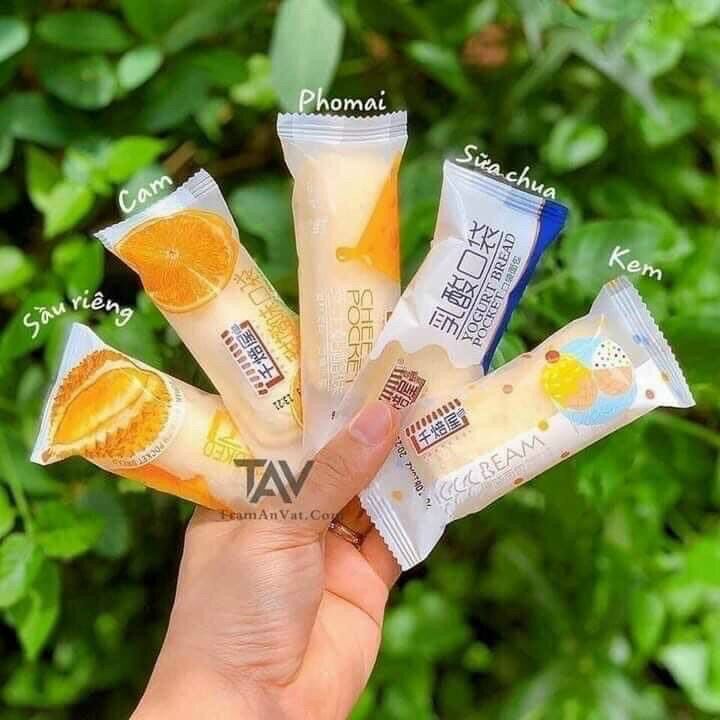 Bánh sữa chua mix 5 vị Đài Loan thùng 0,5kg
