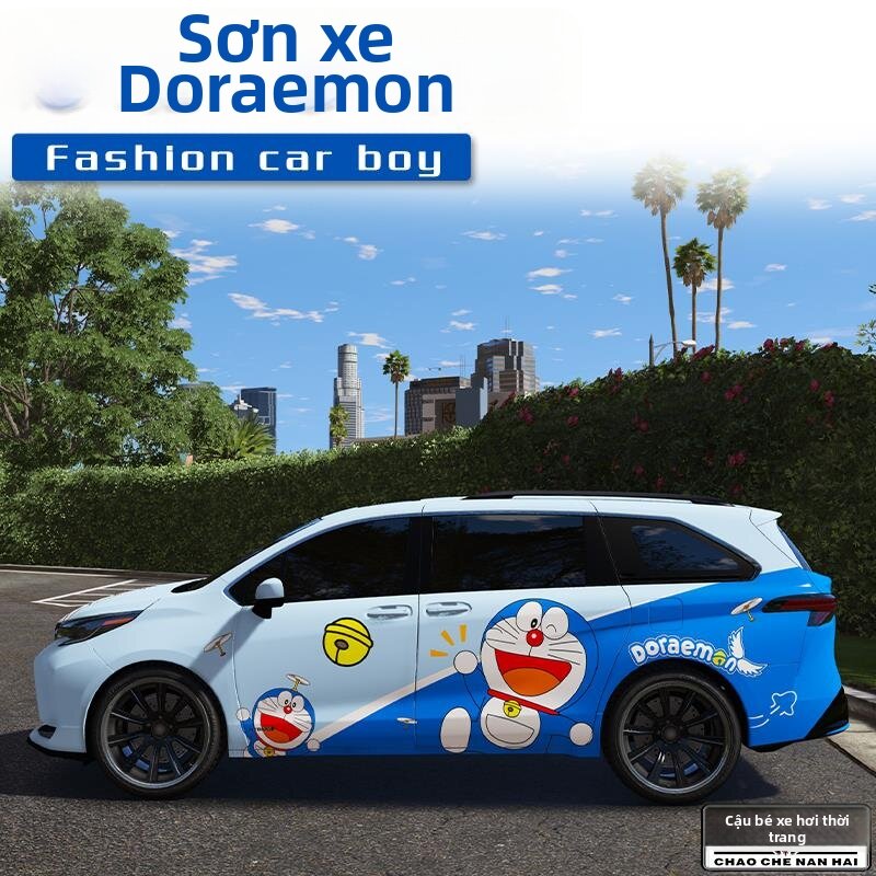 CANJING | Customized Doraemon Car Wrap Giá 28,928,000 Đồng*Miễn phí vận chuyển