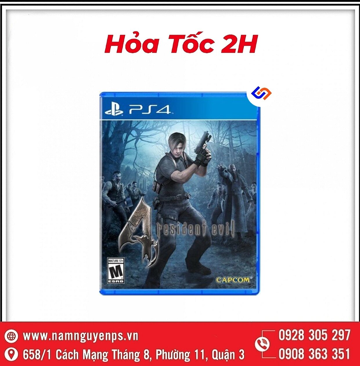 Đĩa Game PS4 | Resident Evil 4 (Bắn Zombie) Res 4