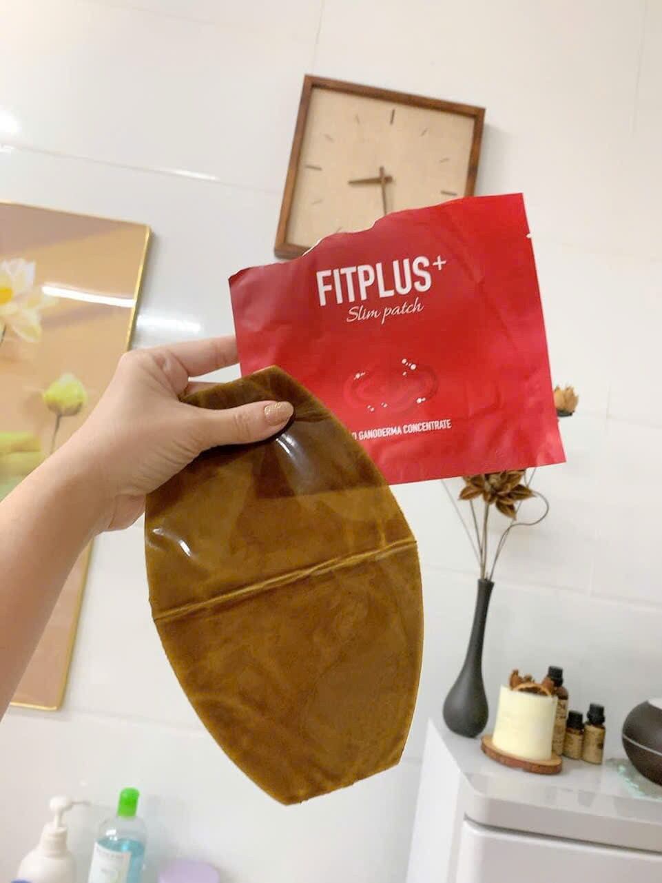 Miếng Dán Tan Mỡ Bụng Cao Linh Chi FITPLUS+ Slim Patch