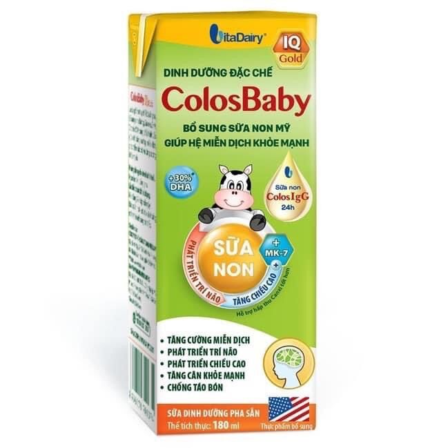 Sữa bột pha sẵn colosbaby IQ.Tặng ngay balo cho bé khi mua 2 thùng