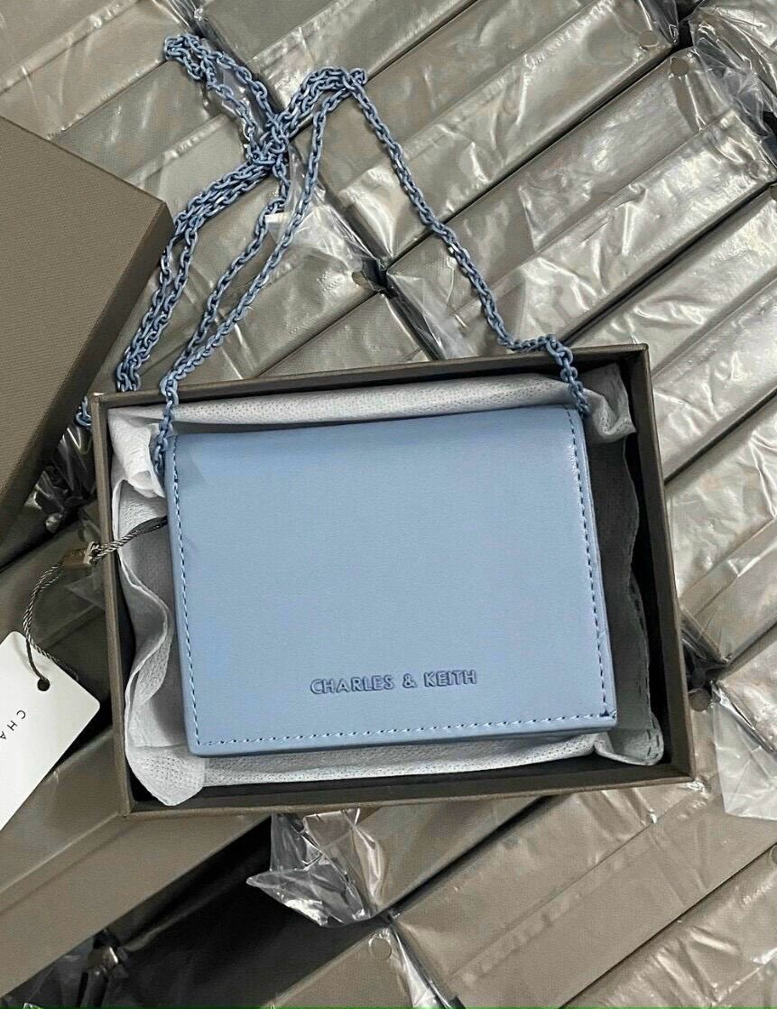Túi Ví Cnk Mini có dây đeo chéo dạng gập Fullbox size 11