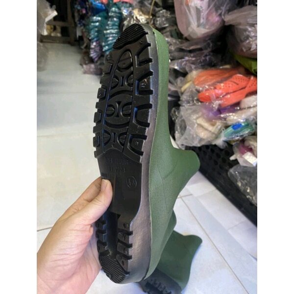 Ủng ngắn Việt Thắng màu lính size 36_43