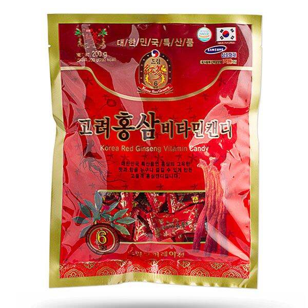 Kẹo Hồng Sâm Hàn Quốc 200gr chính hãng