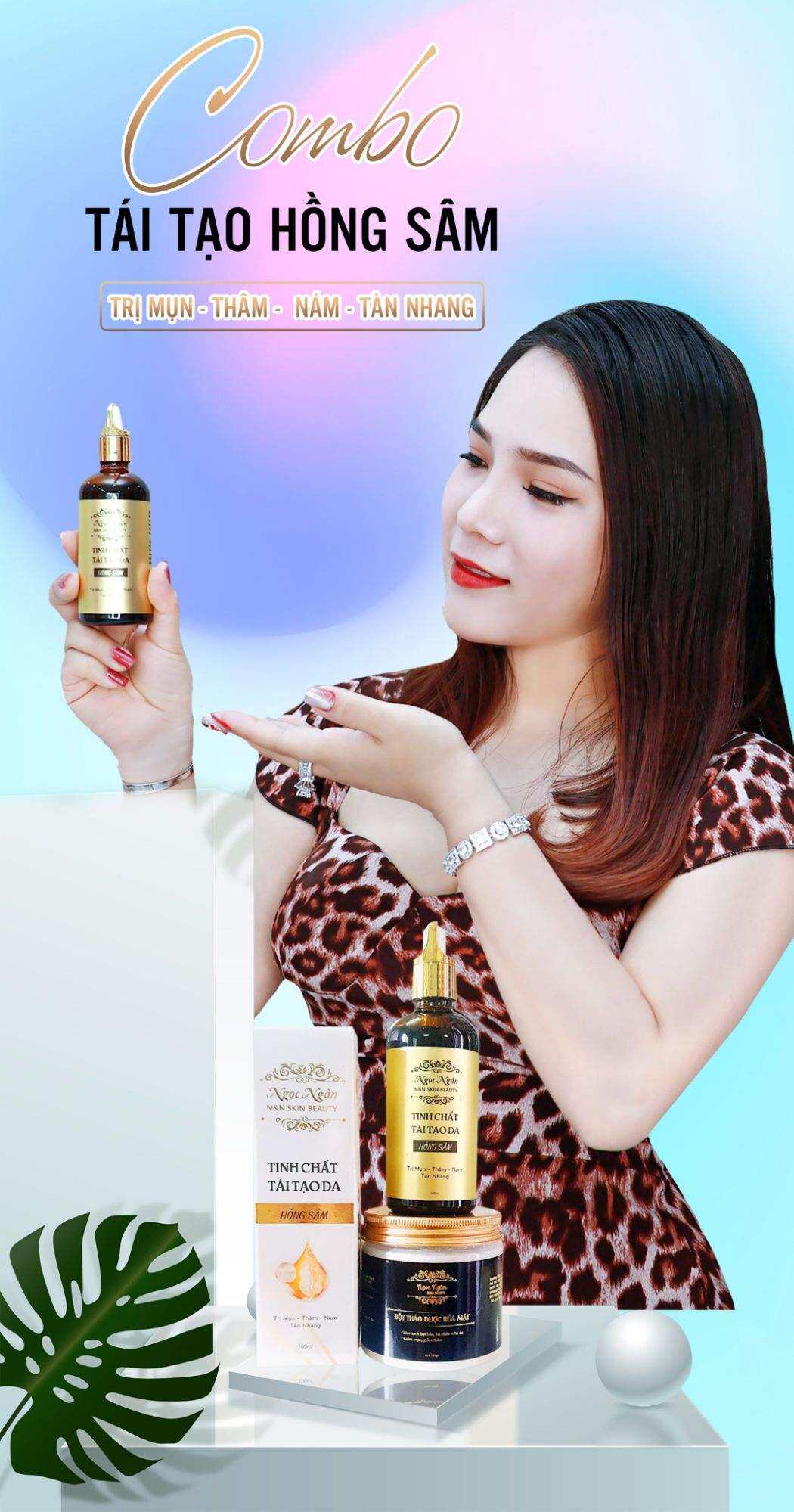 BỘ 2 SẢN PHẨM TÁI TẠO HỒNG SÂM & BỘT THẢO DƯỢC HỒNG SÂM ( CHÍNH Hãng công ty )