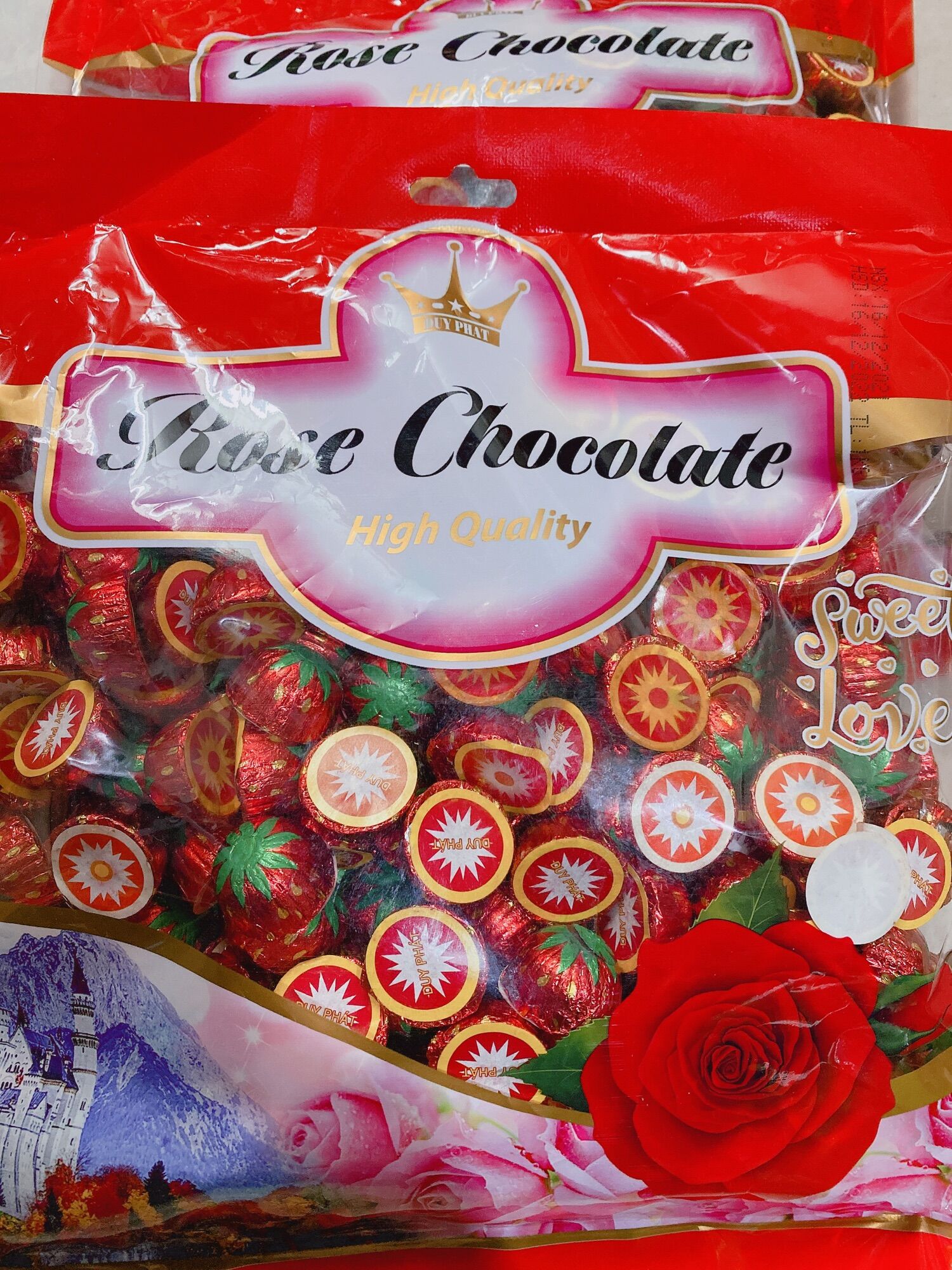Kẹo Socola Dưa Hấu/ dâu/ cam 500g