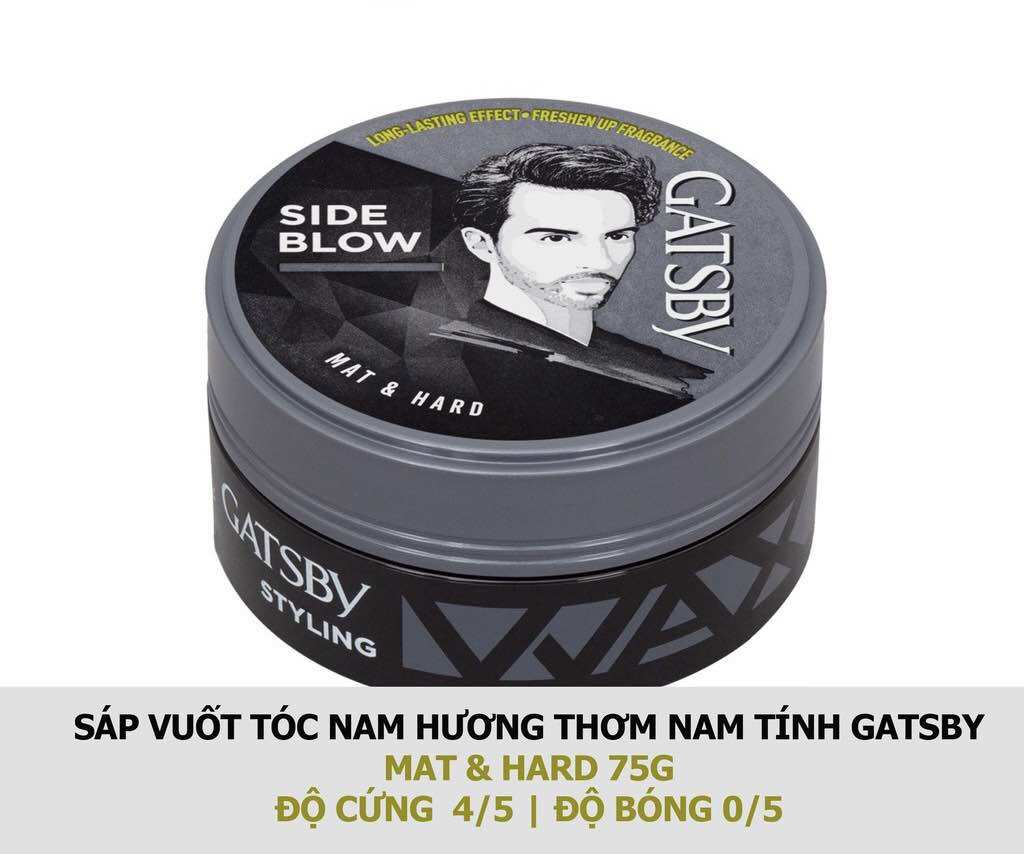 Wax Tạo Kiểu Tóc GATSBY STYLING WAX MAT&HARD 75g