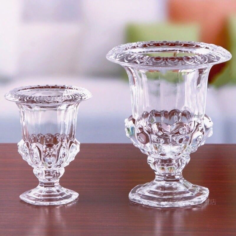 Lọ hoa thuỷ tinh trang trí Huydecor
