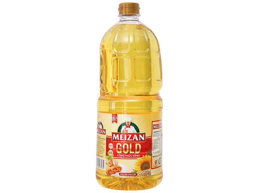 Dầu ăn Meizan Gold chai 2 lít