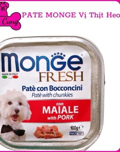PATE Ý CHO CHÓ MONGE 100G