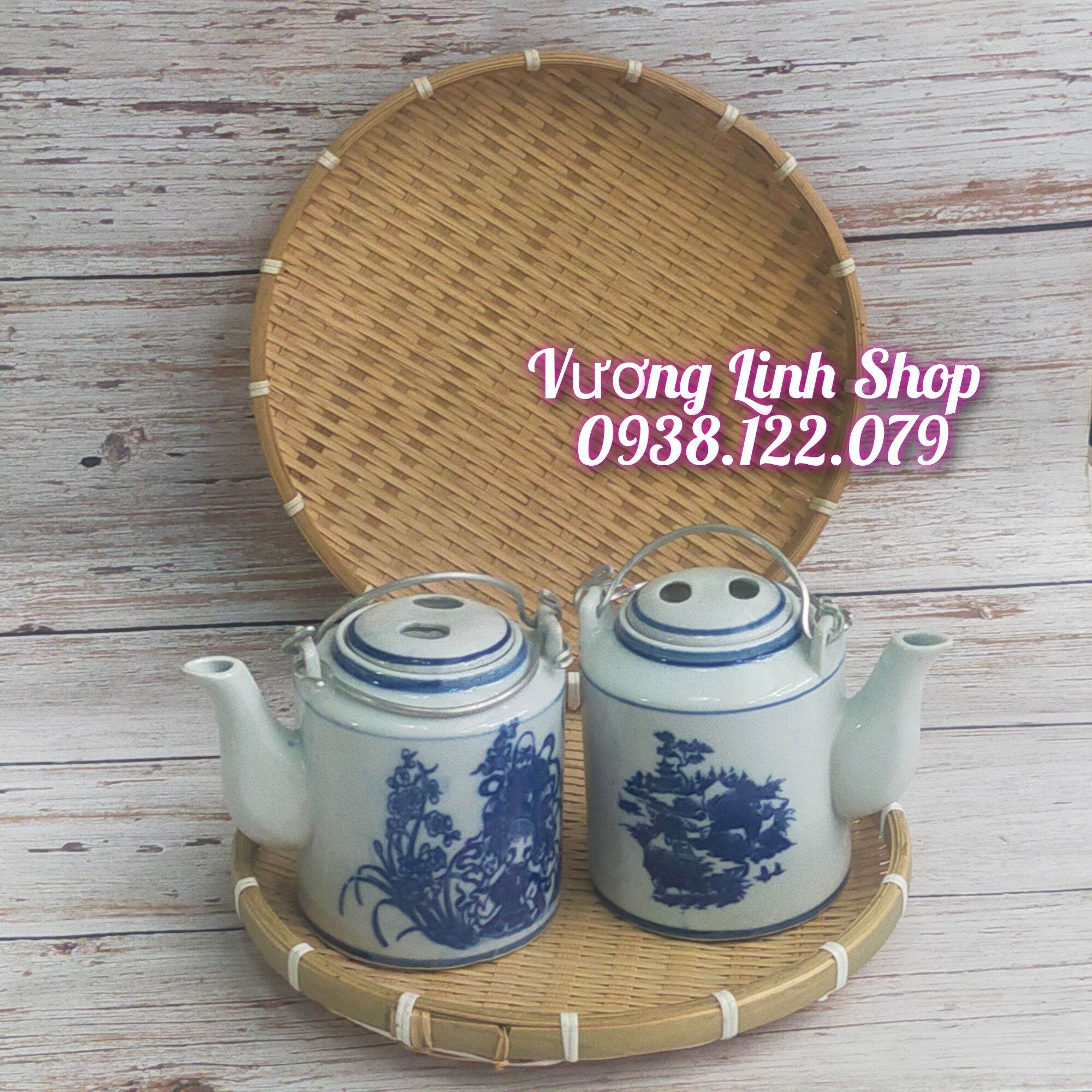 Bình trà sứ giá rẻ 300ml-500ml