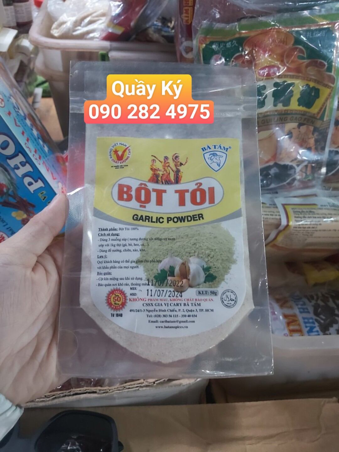 Bột tỏi bà tám 50gr