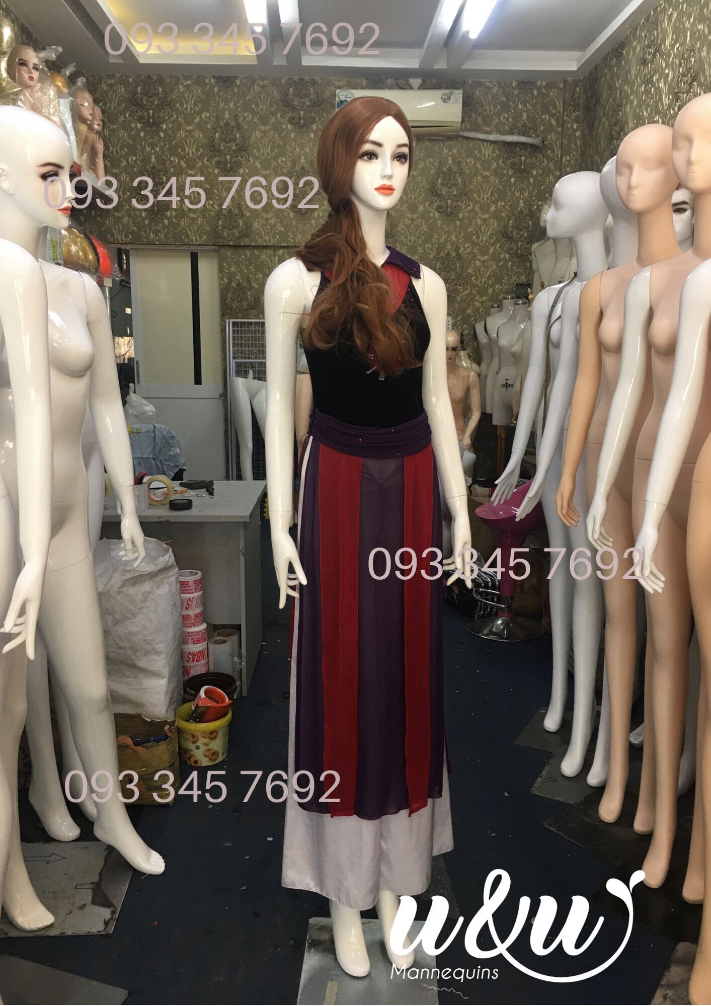 [HCM]Manocanh mặc áo dài (0 kèm tóc)