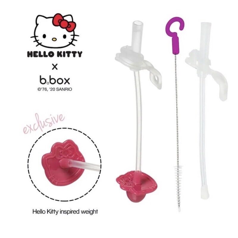 Bộ ống hút thay thế và cọ rửa cho Bình 360 độ b.box