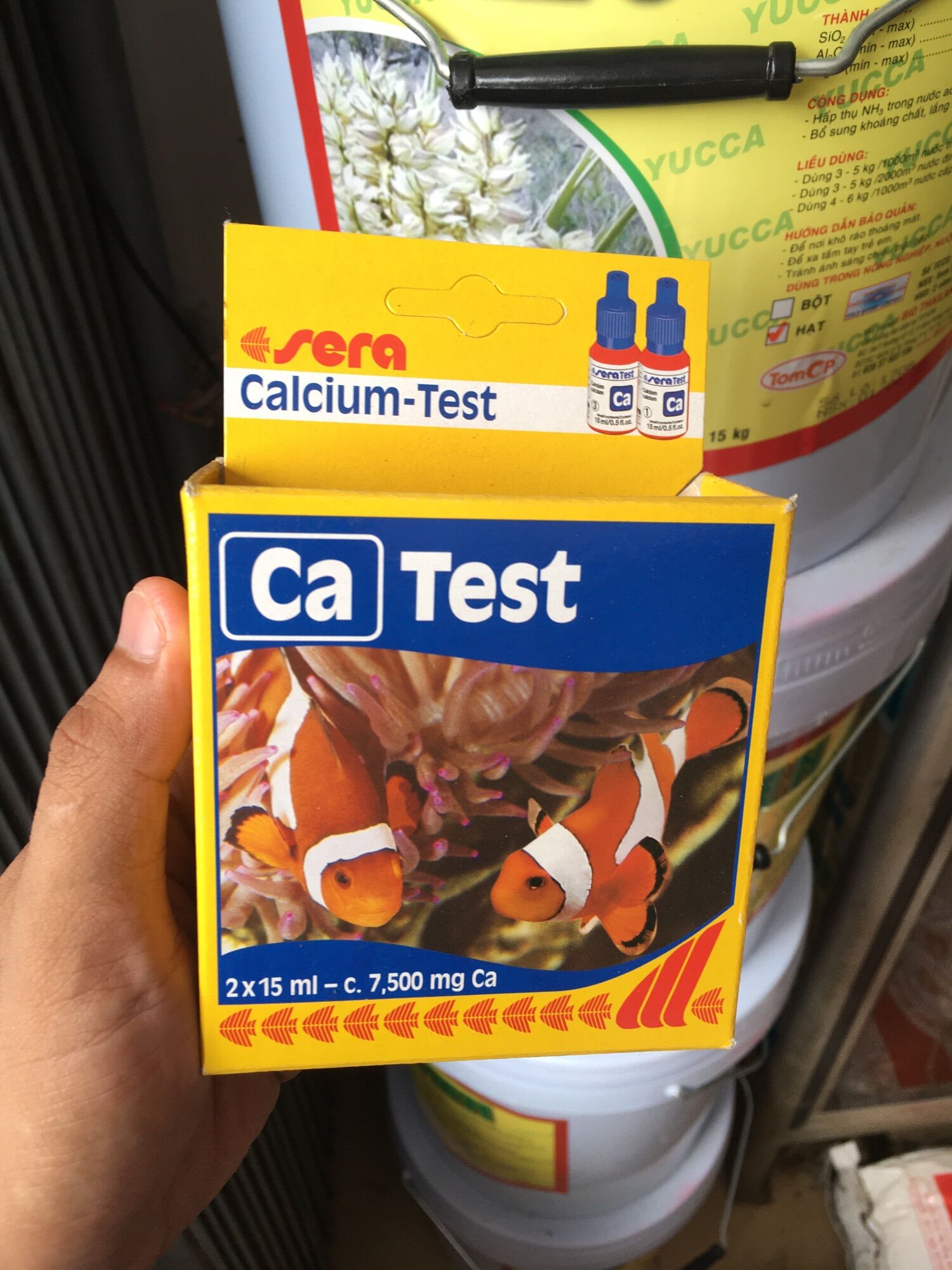 Test kiểm tra khử Ca cho ao hồ nước nuôi tôm cá thuỷ hải sản