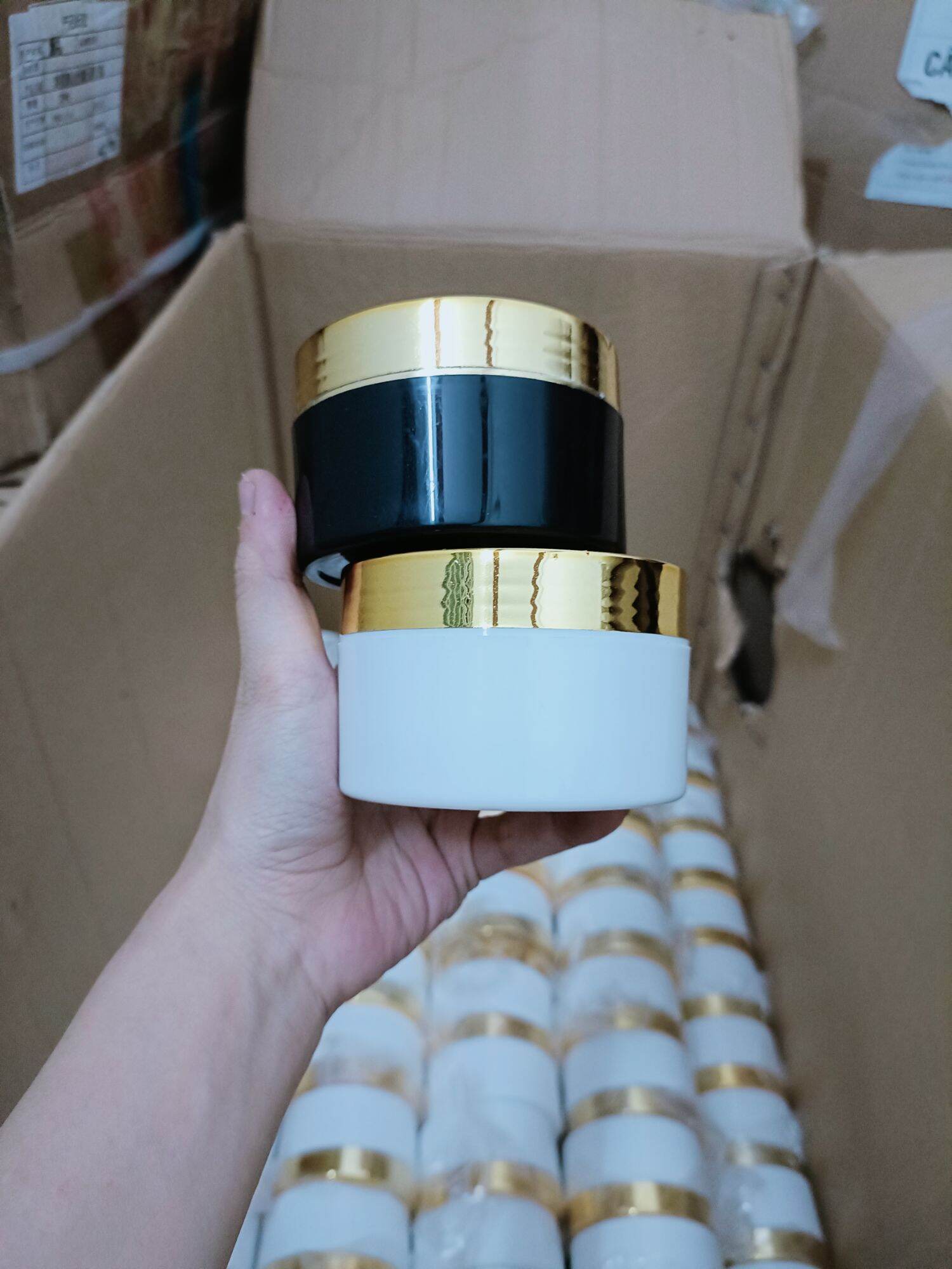💥Combo 10💥 hủ đựng kem nắp xi vàng 150gr