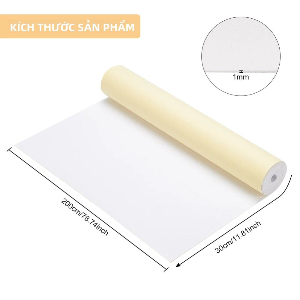 Cuộn Xốp EVA Tự Dính Màu Đen 70x11.8 Inch Dày 6mm Tấm Cao Su Chống Thấm Nước Dùng Để Bảo Vệ Đồ Nội Thất Và Lấp Đầy Khe Hở