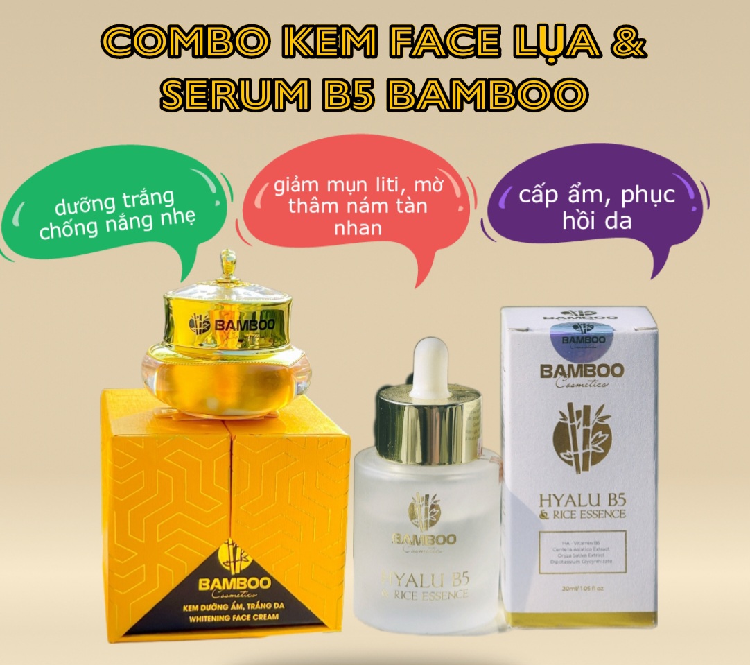 Kem Face Bamboo và Serum Bamboo 💥kèm quà💥