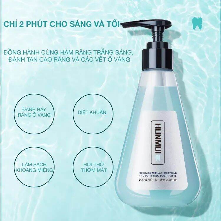 Combo 2 kem đánh răng HUNMUI chính hãng thanh lý nghỉ bán