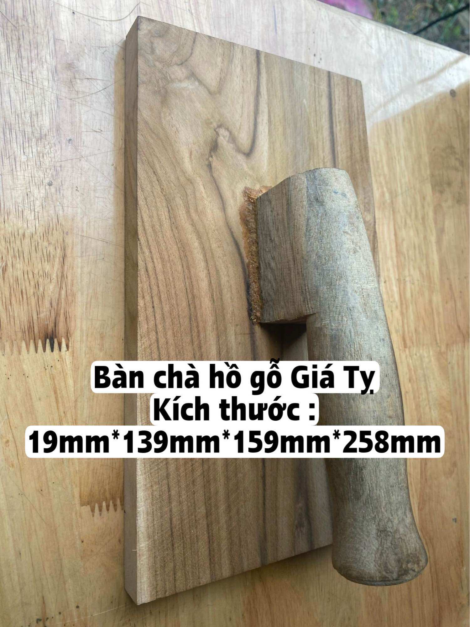 Bàn chà hồ gỗ giá tỵ cao cấp dụng cụ xây dựng thợ hồ