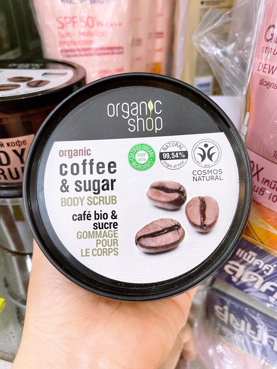 TẨY TẾ BÀO CHẾT CÀ PHÊ OGANIC NGA TOÀN THÂN