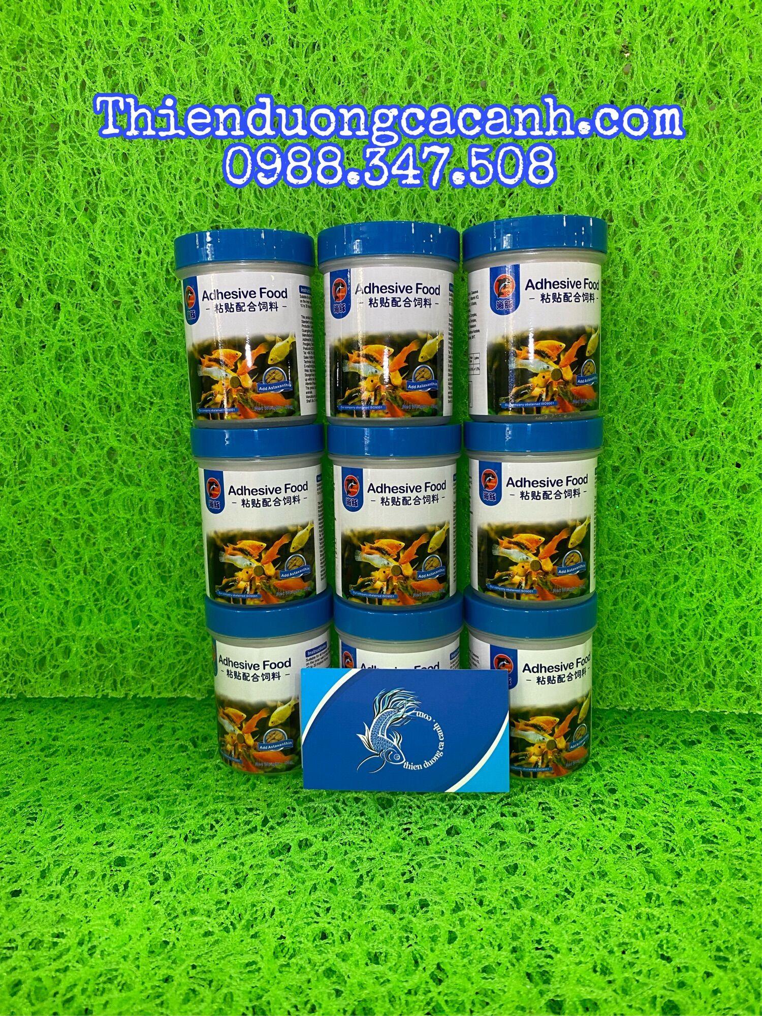 Thức ăn dán cho cá thuỷ sinh porpoise - hủ 50gram