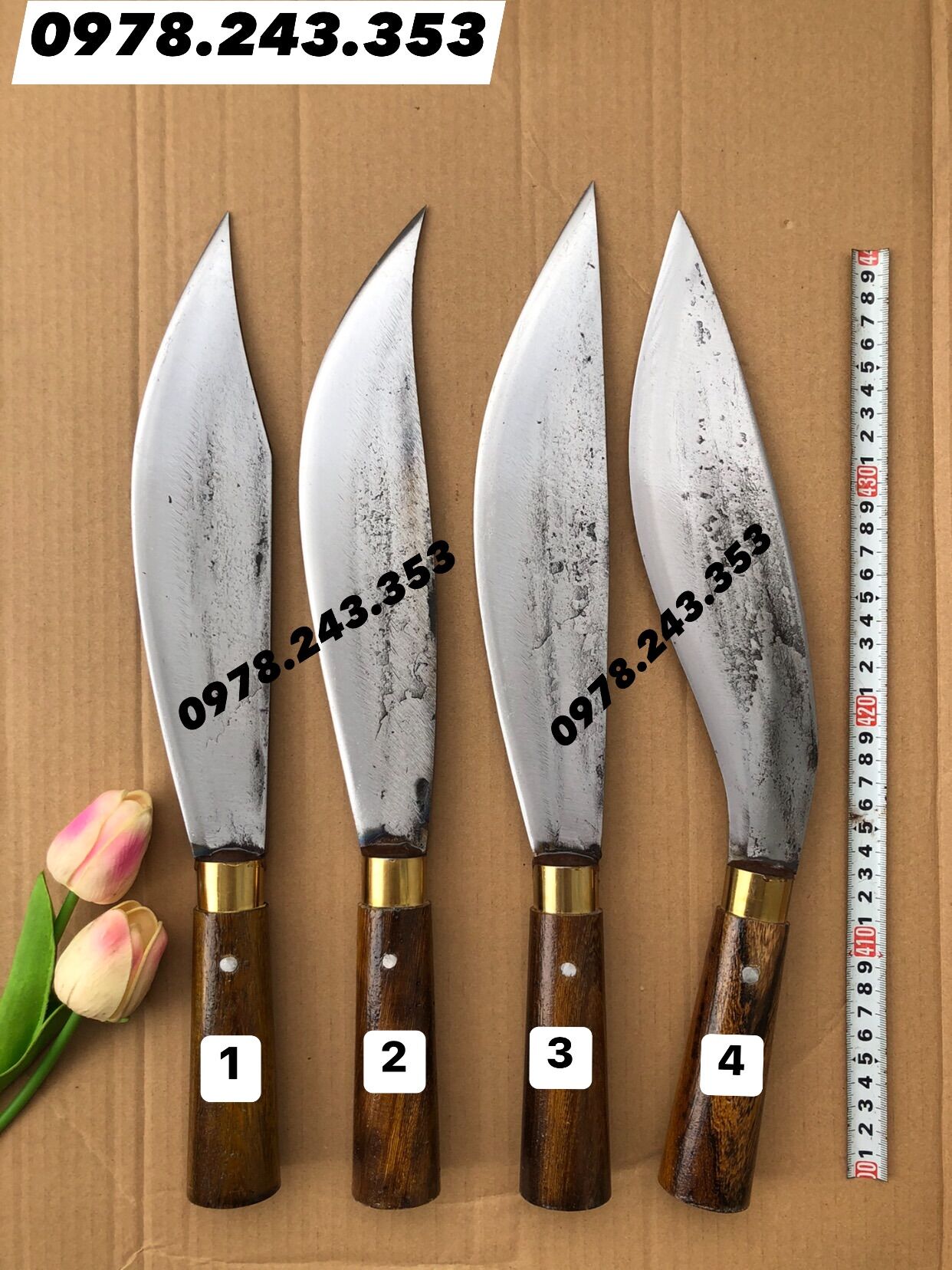 Dao chặt gà vịt - chặt củi chuẩn nhíp xe