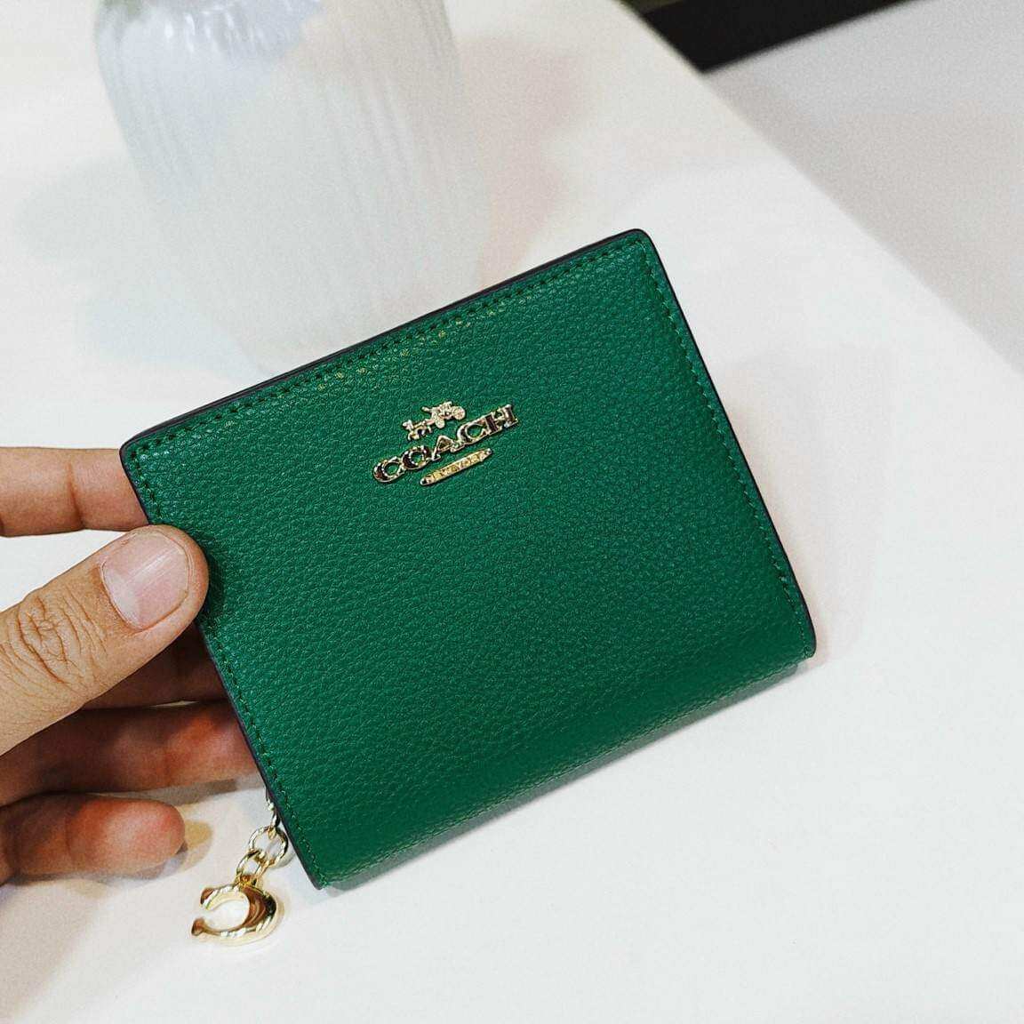 VÍ COACH® chất da rất dầy dặn da 🐂 100% xịn sò