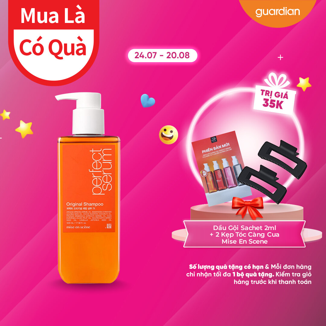 Dầu gội mise en scene hỗ trợ phục hồi tóc hư tổn 530ml