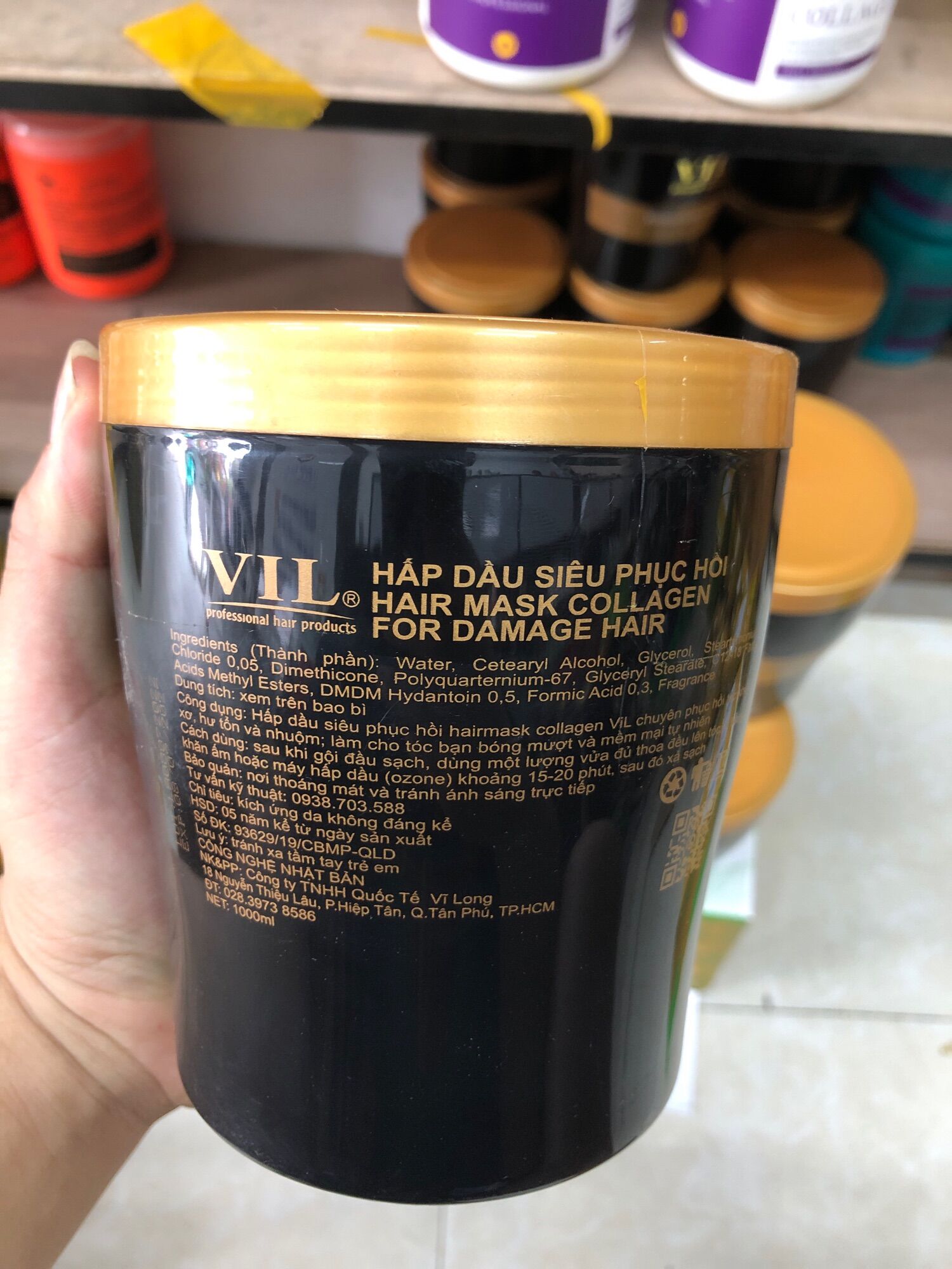 Hấp ủ tóc siêu mềm mượt VIL 1000ml