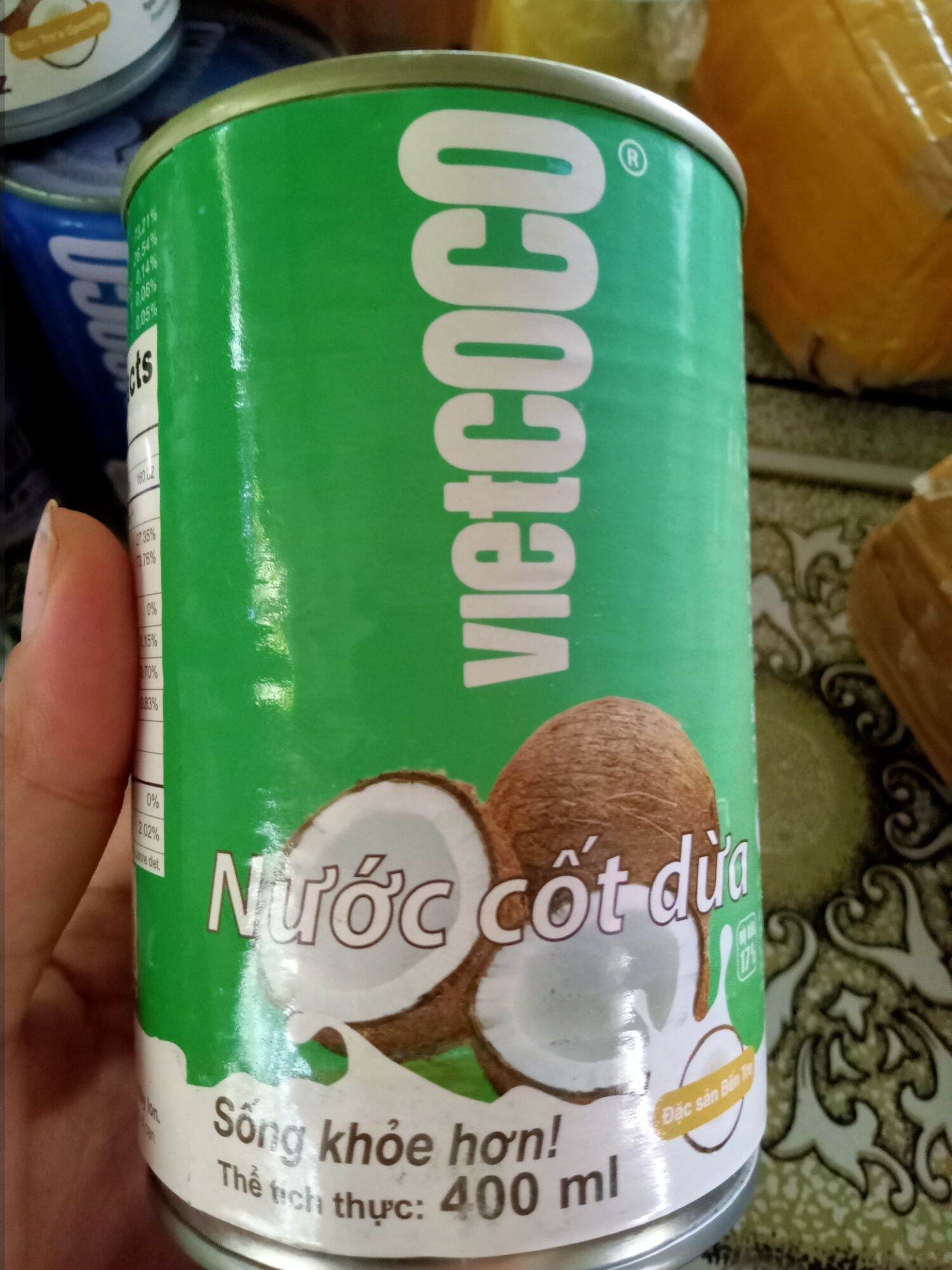 Nước cốt dừa vietcoco 400ml