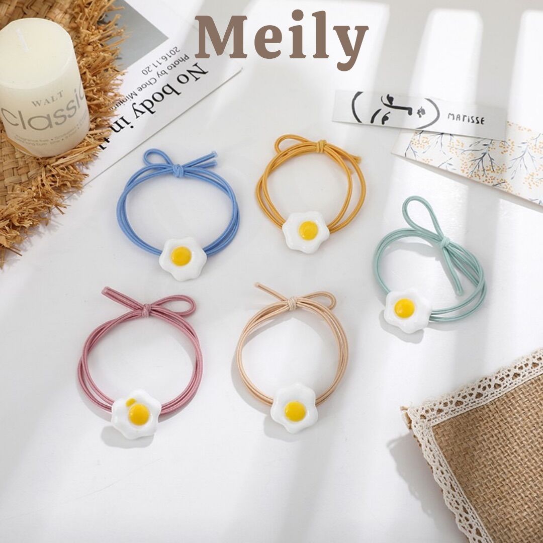Dây cột tóc hình trứng ngộ nghĩnh Meily Store