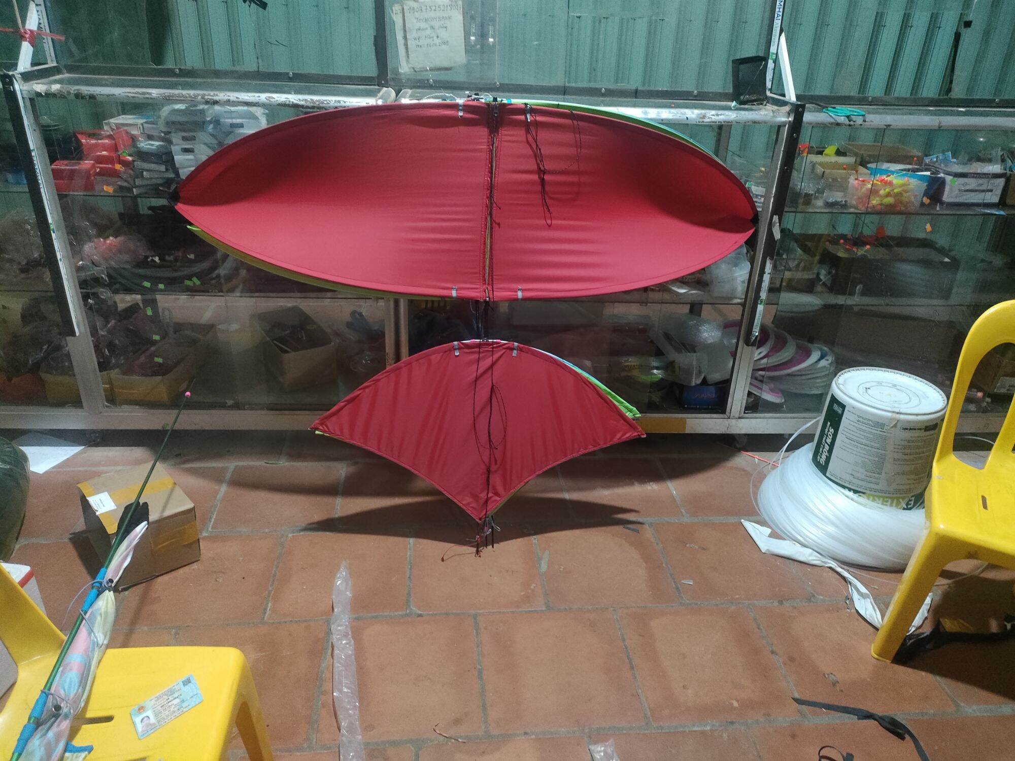 diều một màu cam 1,7m giá rẻ