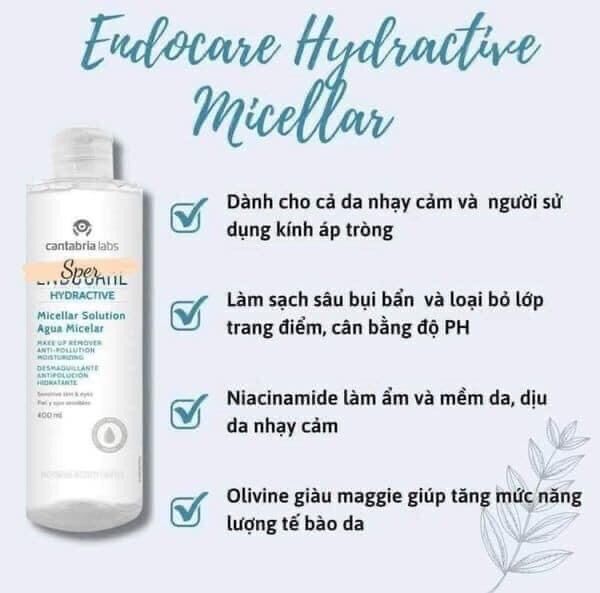 Tẩy trang Endocare 400ml