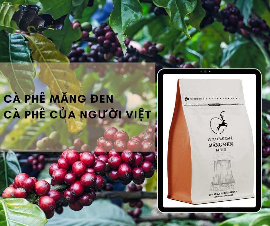 Cà phê Măng Đen Blend - cà phê trái chín nguyên chất (bột pha phin - 250gr)