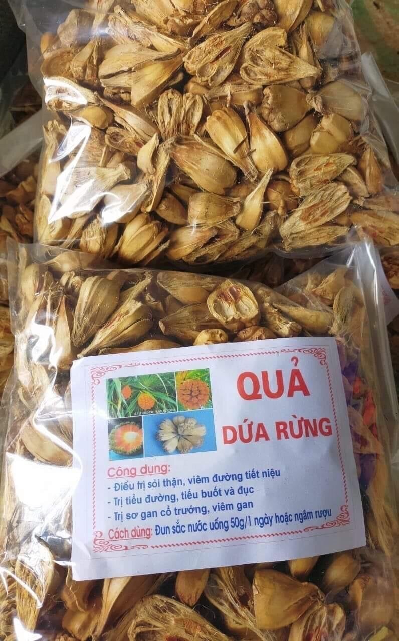 1kg quả dứa dại khô cho người sỏi thận