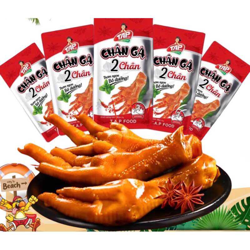 Combo 10gói chân gà tap đôi 58gr