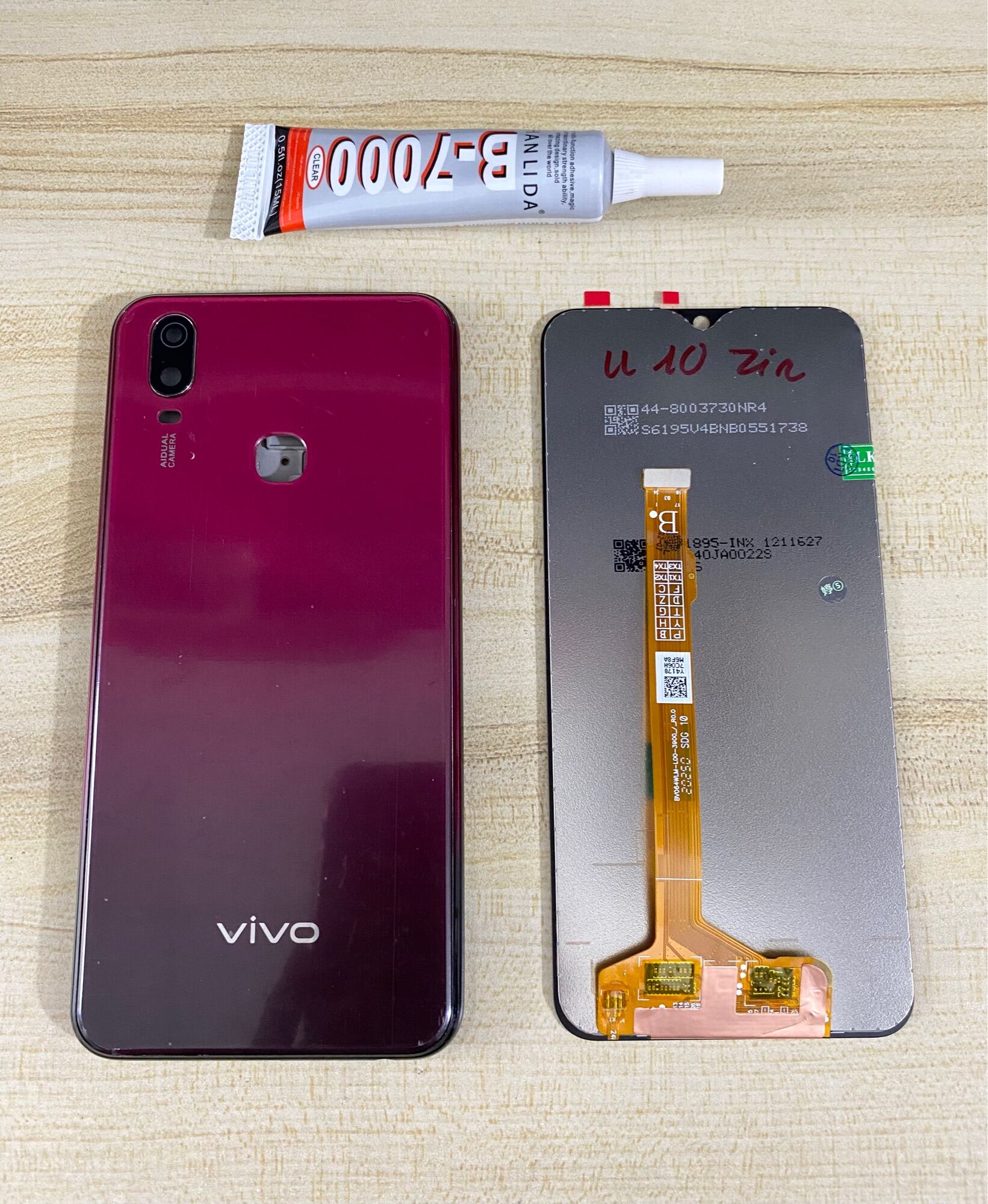 Combo Bộ Vỏ + Màn Hình Vivo Y11 Zin Hàng Cao Cấp Tặng Tuýp Keo