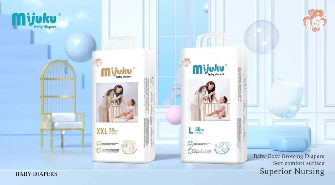 Tặng 4 miếng khăn ướt Combo 100 miếng bỉm quần xuất Nhật Mijuku