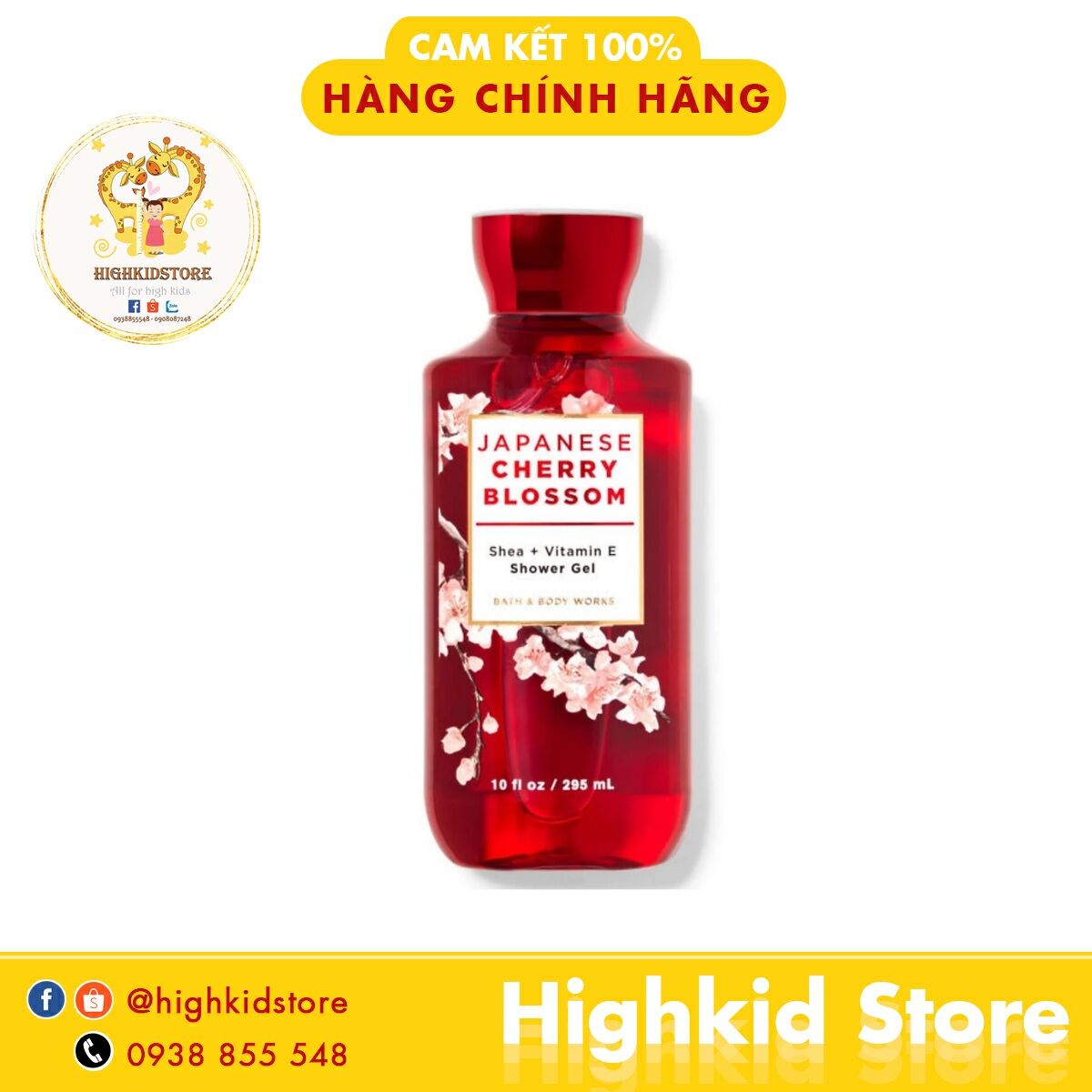 Sữa tắm Japanese Cherry Blossom Bath & Body Works 295ml