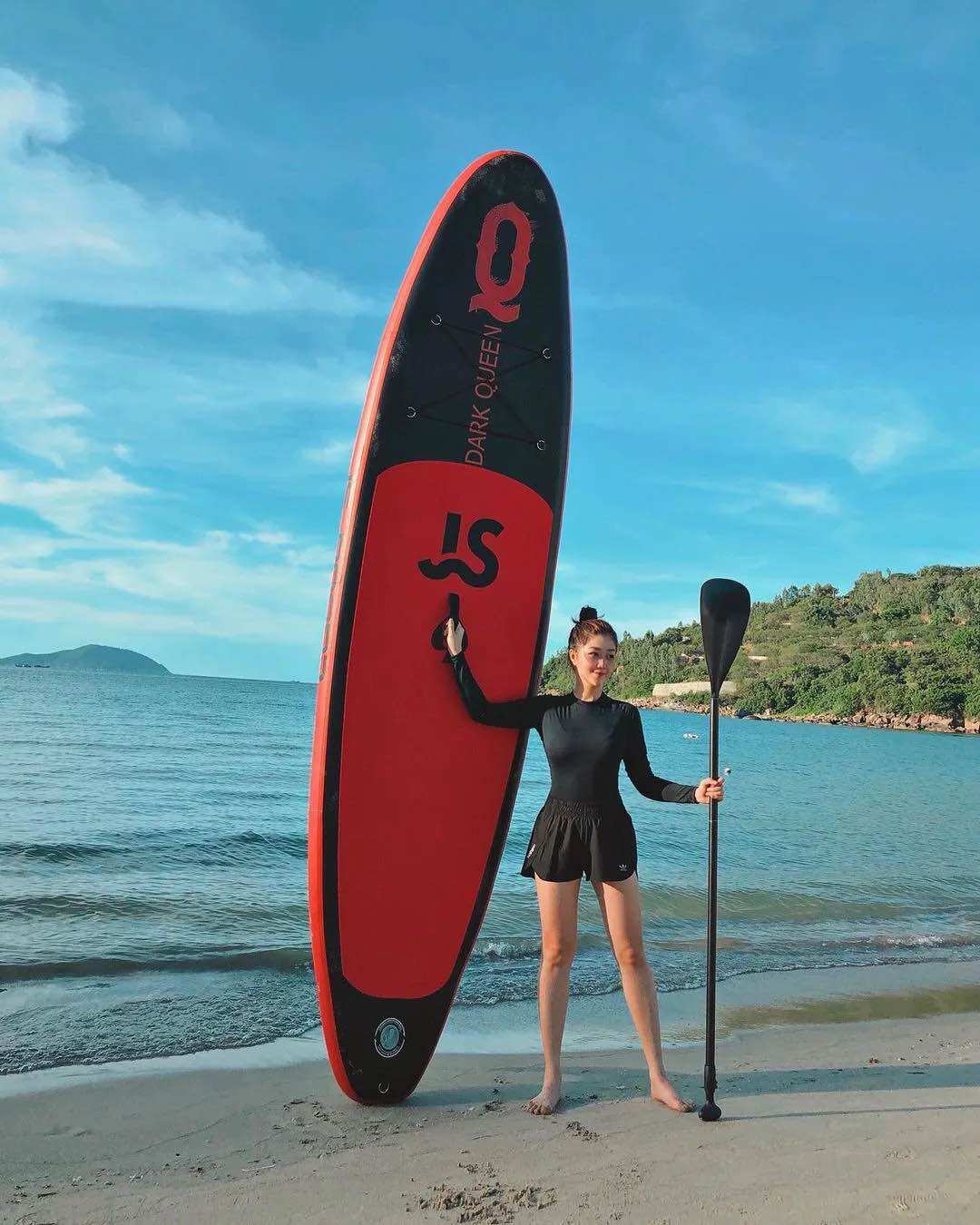 Dark Queen RQ335 - JS Board -Thuyền SUP / Ván chèo đứng bơm hơi