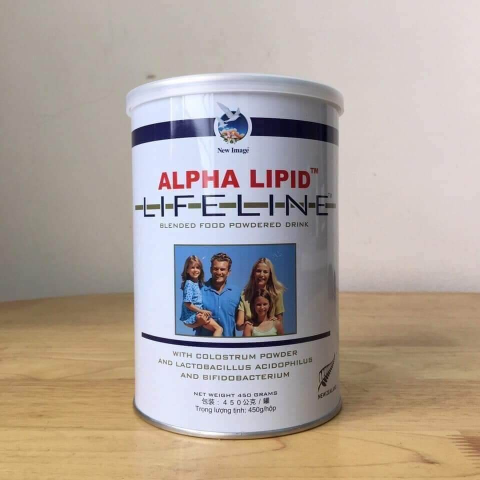 Hàng chính hãng- sữa non alpha lipid lifeline 450g của new zealand_ có hoá don vat