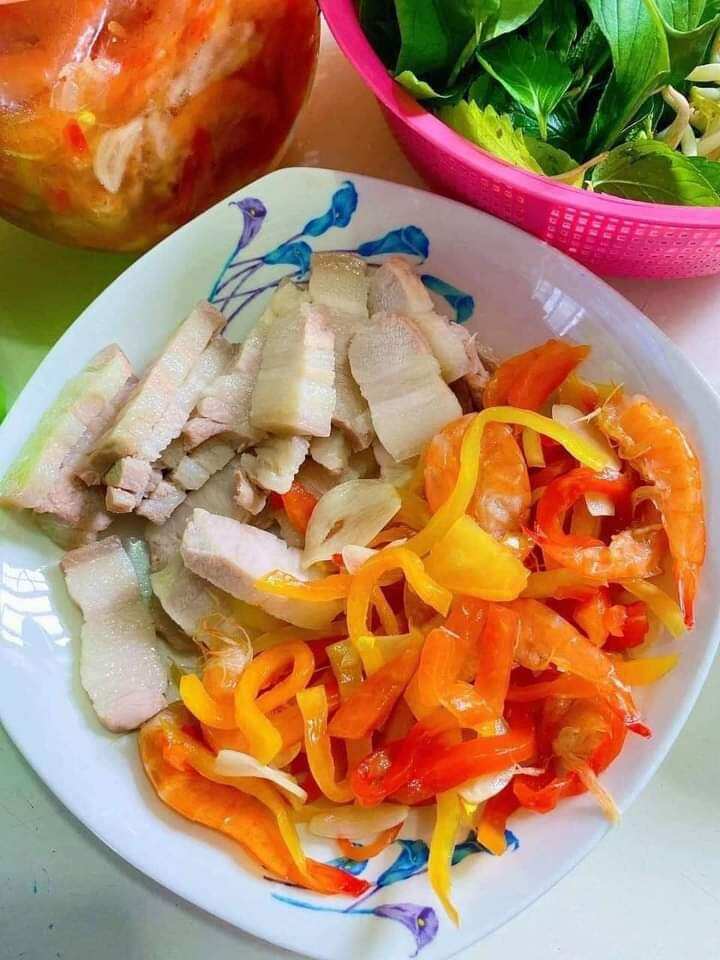 500g mắm tép trộn đu đủ