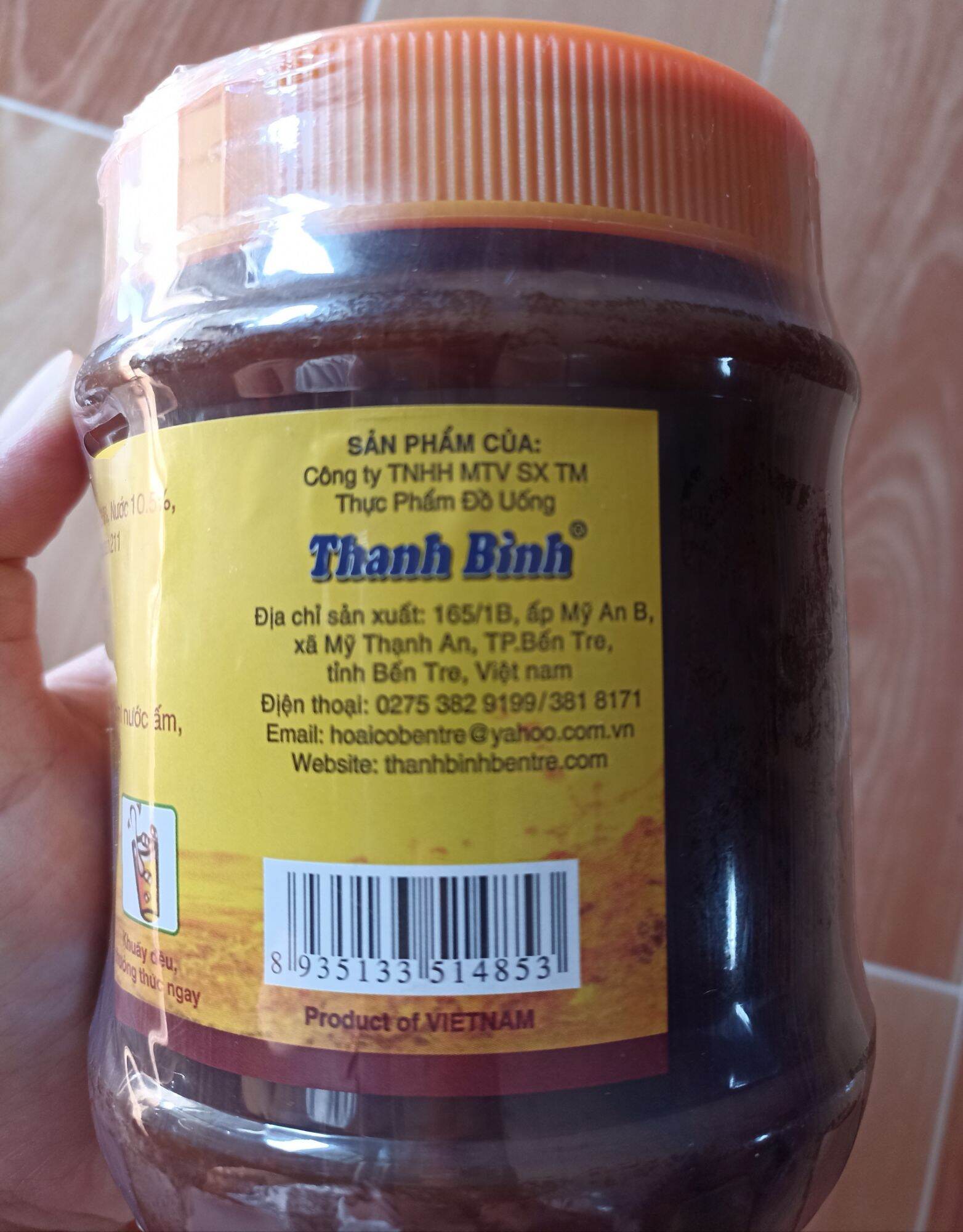 Đá me Thanh Bình hạt dẻo rất ngon hũ 900g