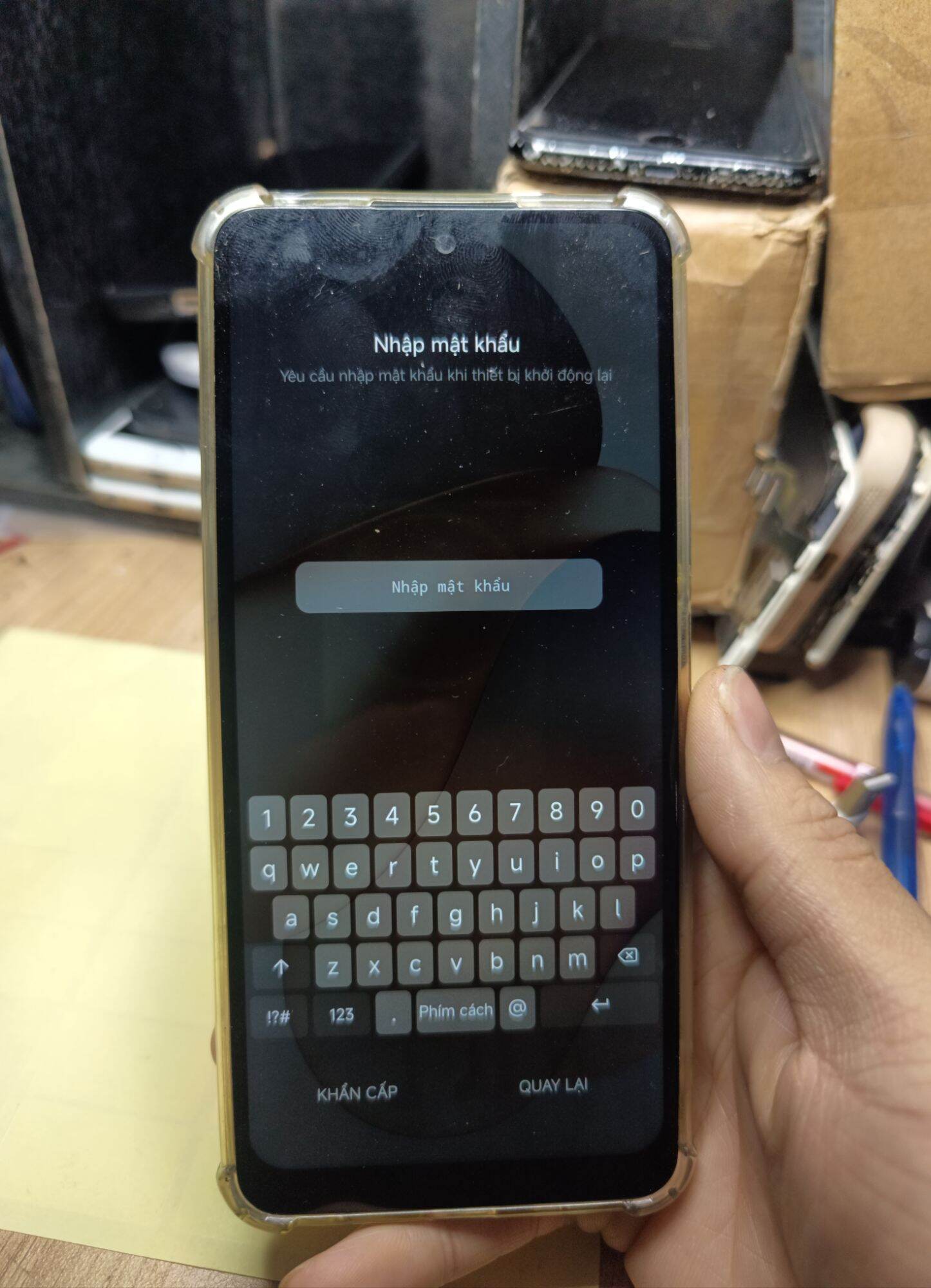 cụm Redmi Note 12 4G nguyên cây bị mk màn Linh kiện