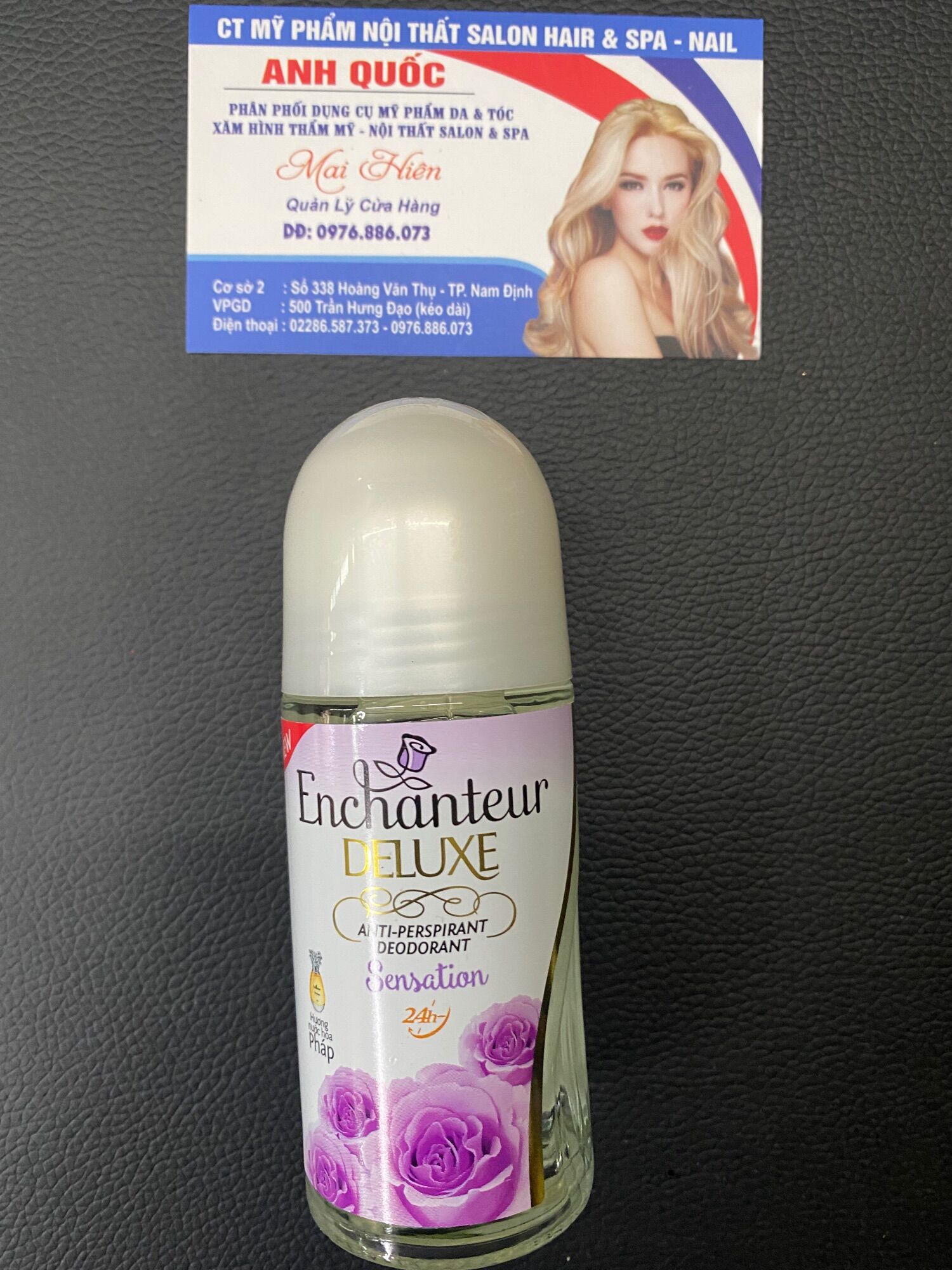 Lăn khử mùi Enchanter tím nước 50ml