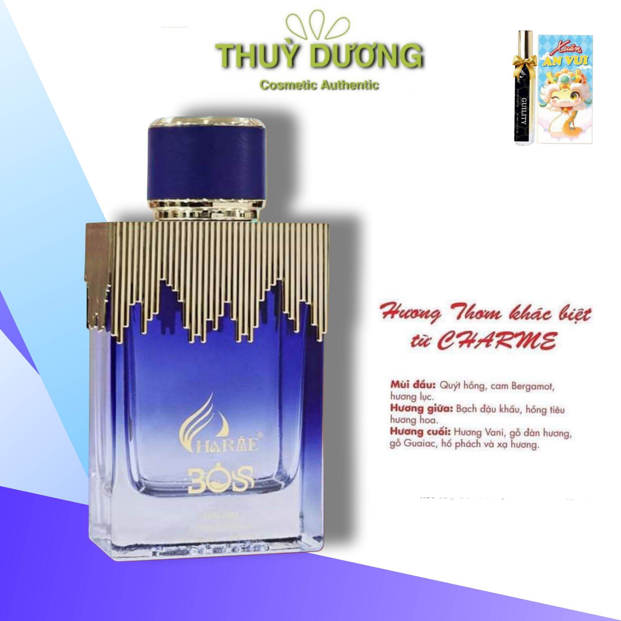 Nước hoa nam Boss 100ml charme chính hãng lưu hương lâu